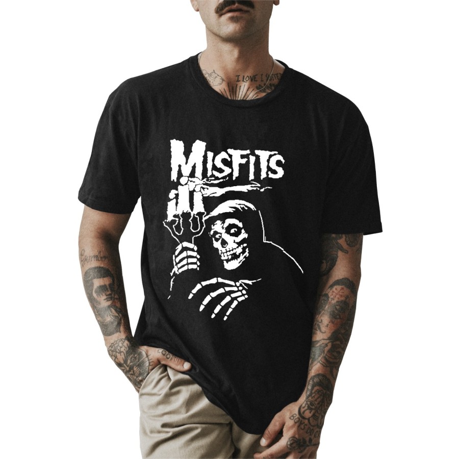 Rockwear Brasil - Camiseta Misfits 2 Rockwear Preta