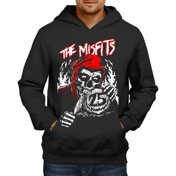 Rockwear Brasil - Moletom Misfits 4 Rockwear Preto