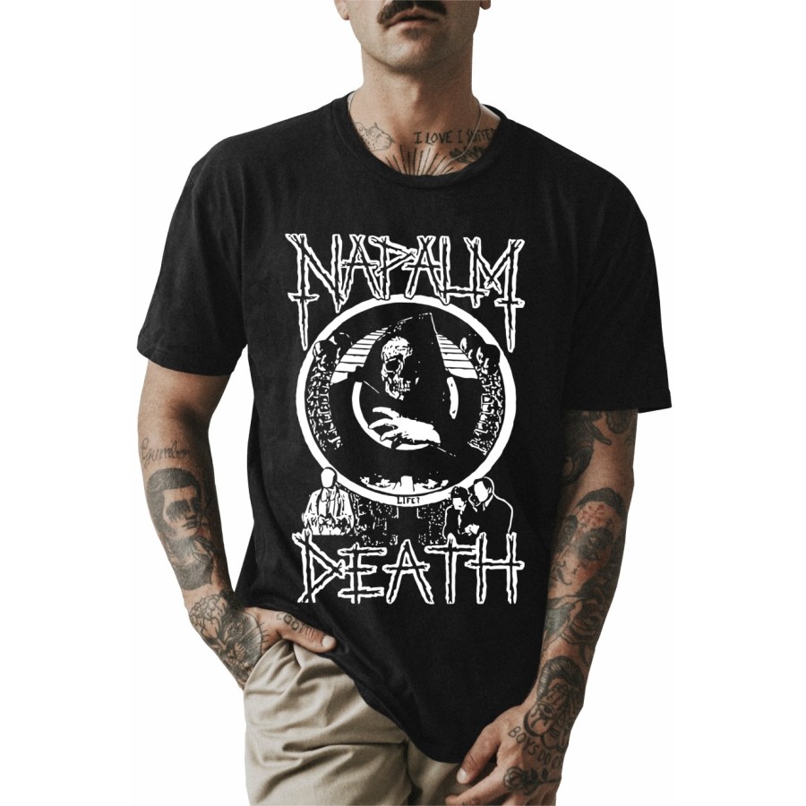 Rockwear Brasil - Camiseta Napalm Death Rockwear Preta