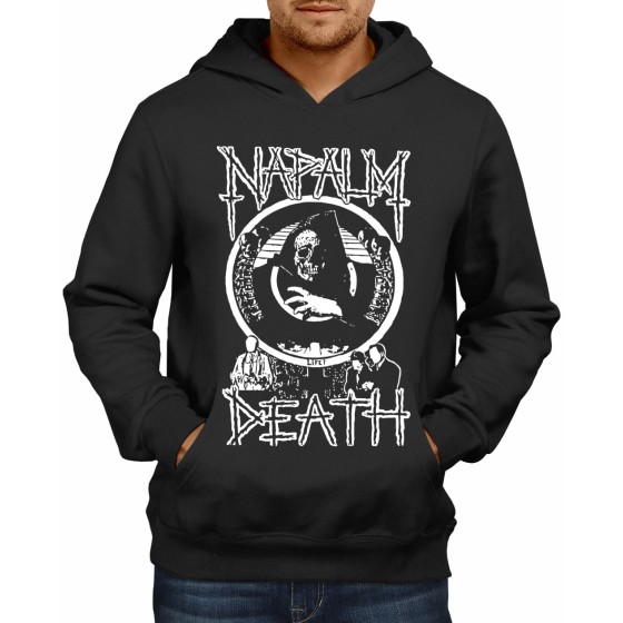 Rockwear Brasil - Moletom Napalm Death Rockwear Preto