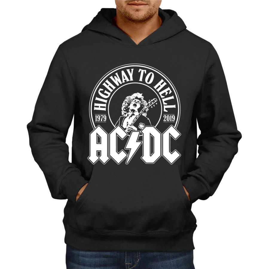 Rockwear Brasil - Moletom ACDC Rockwear Preto