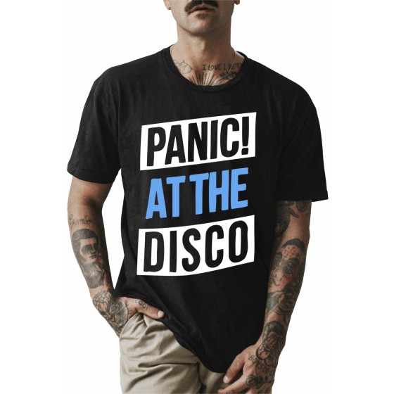 Rockwear Brasil - Camiseta Panic At The Disco 2 Rockwear Preta