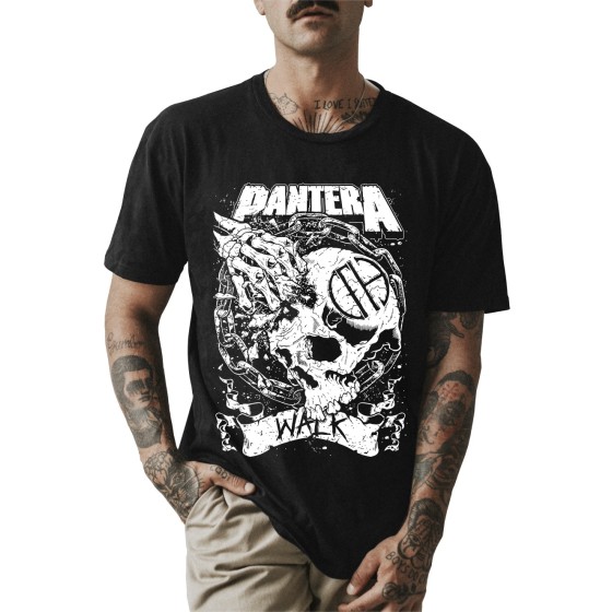 Rockwear Brasil - Camiseta Pantera Rockwear Preta