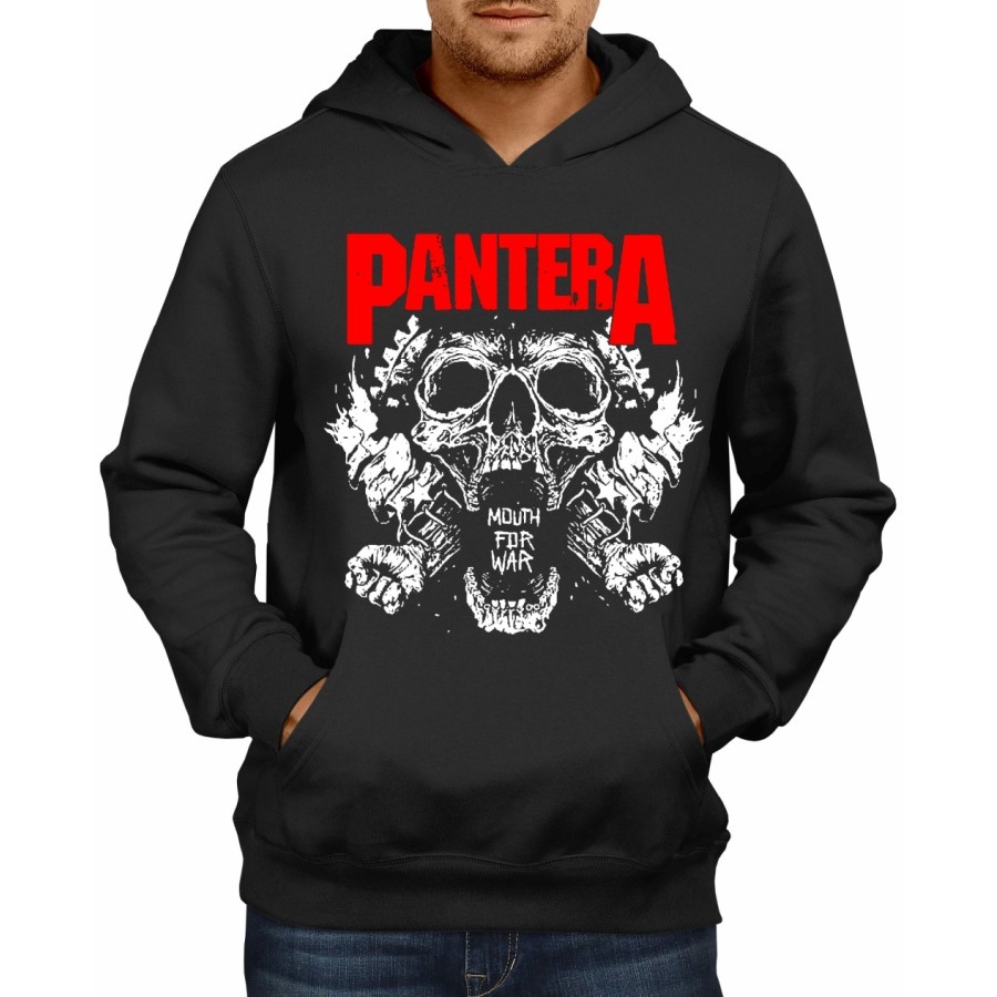 Rockwear Brasil - Moletom Pantera 4 Rockwear Preto