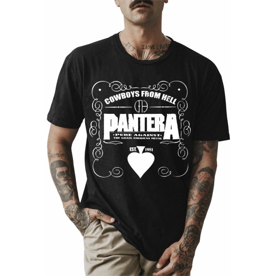 Rockwear Brasil - Camiseta Pantera 5 Rockwear Preta