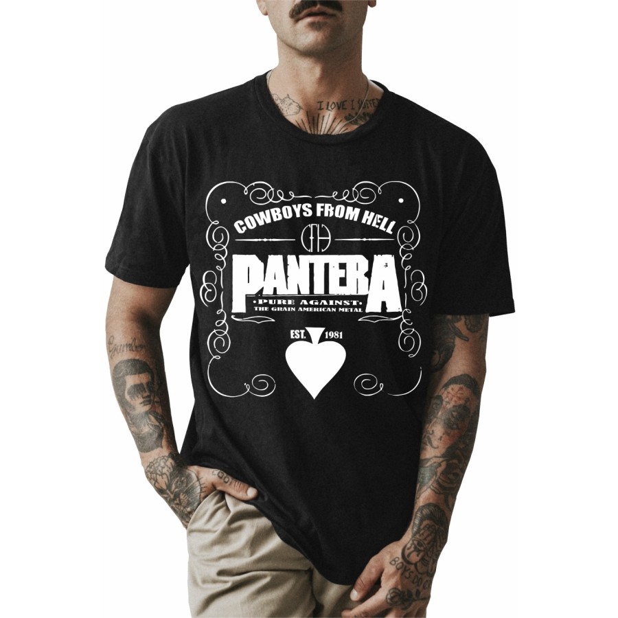 Rockwear Brasil - Camiseta Pantera 5 Rockwear Preta