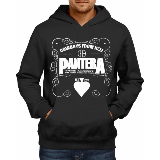 Rockwear Brasil - Moletom Pantera 5 Rockwear Preto