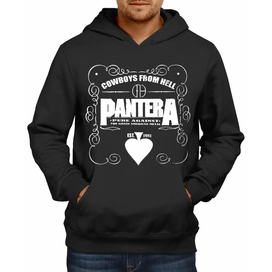 Rockwear Brasil - Moletom Pantera 5 Rockwear Preto