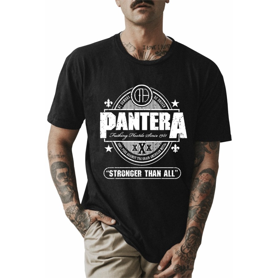 Rockwear Brasil - Camiseta Pantera 6 Rockwear Preta