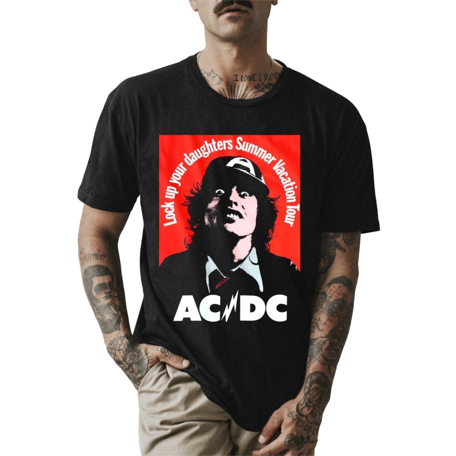 Rockwear Brasil - Camiseta ACDC 2 Rockwear Preta