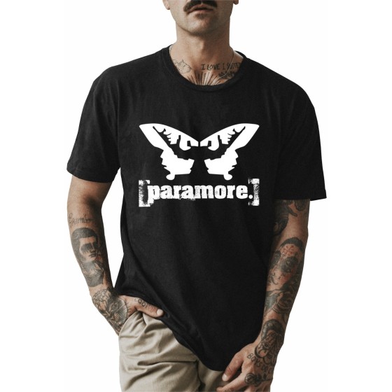 Rockwear Brasil - Camiseta Paramore Rockwear Preta