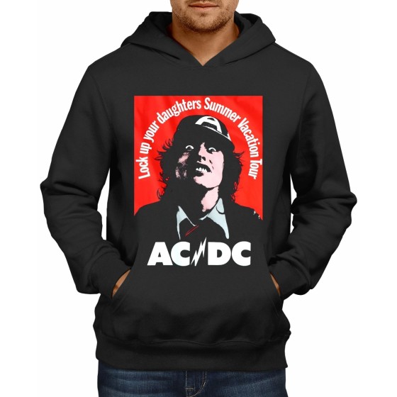 Rockwear Brasil - Moletom ACDC 2 Rockwear Preto