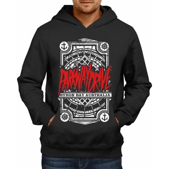 Rockwear Brasil - Moletom Parkway Drive 2 Rockwear Preto