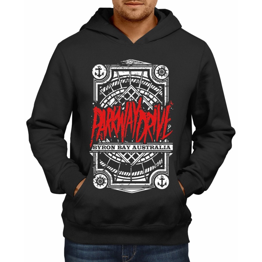 Rockwear Brasil - Moletom Parkway Drive 2 Rockwear Preto