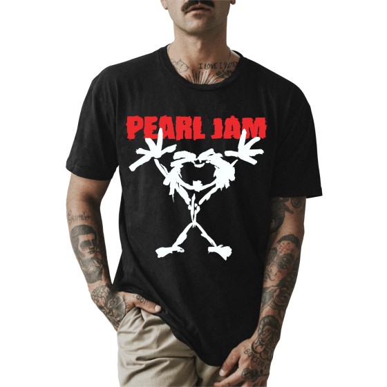 Rockwear Brasil - Camiseta Pearl Jam Rockwear Preta