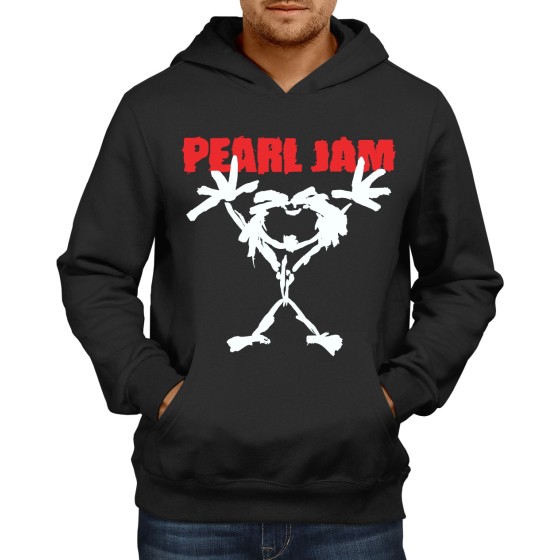 Rockwear Brasil - Moletom Pearl Jam Rockwear Preto