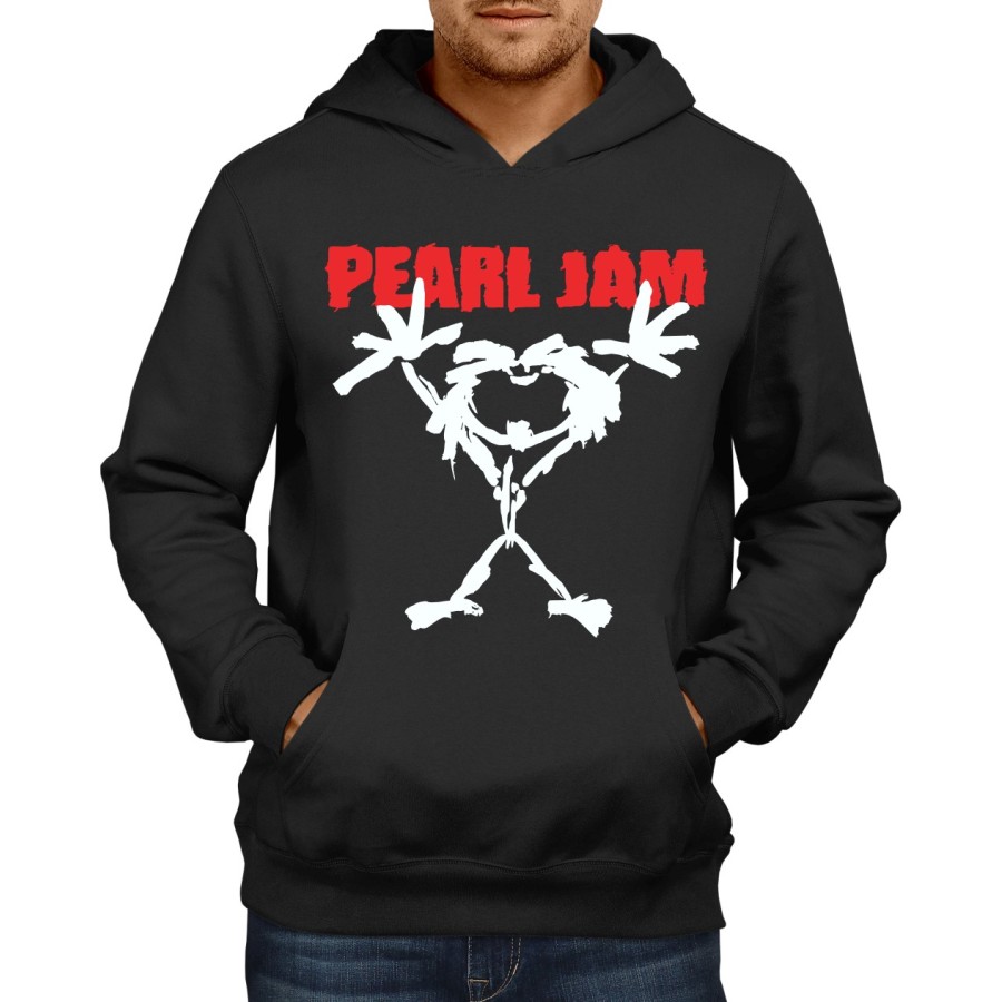 Rockwear Brasil - Moletom Pearl Jam Rockwear Preto