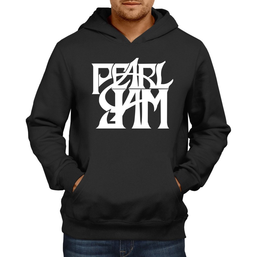 Rockwear Brasil - Moletom Pearl Jam 2 Rockwear Preto