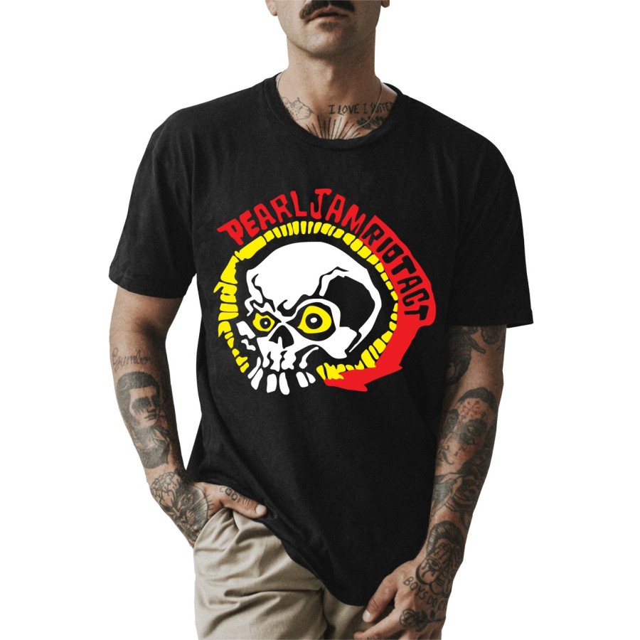 Rockwear Brasil - Camiseta Pearl Jam 3 Rockwear Preta