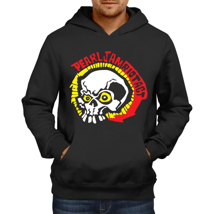 Rockwear Brasil - Moletom Pearl Jam 3 Rockwear Preto