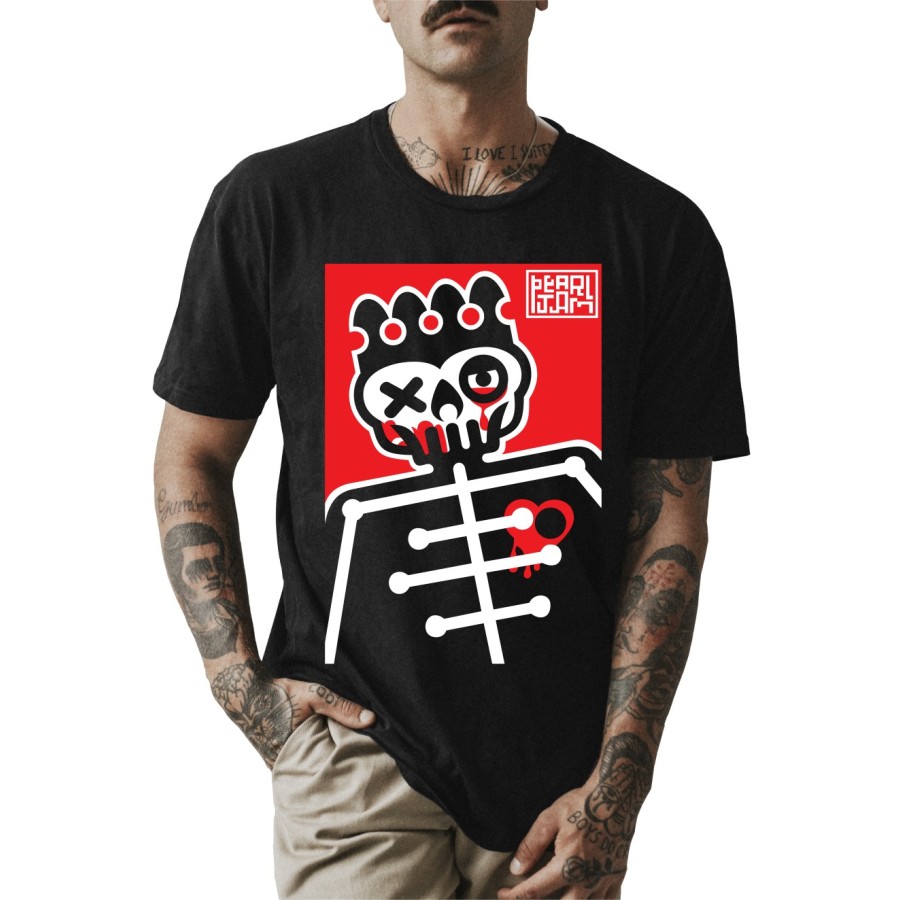 Rockwear Brasil - Camiseta Pearl Jam 4 Rockwear Preta