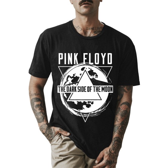 Rockwear Brasil - Camiseta Pink Floyd Rockwear Preta