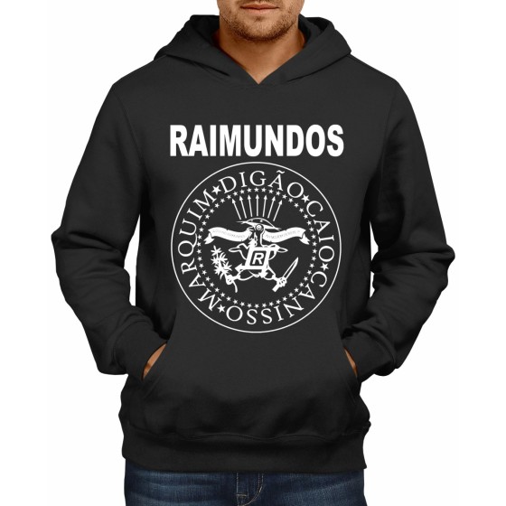 Rockwear Brasil - Moletom Raimundos Rockwear Preto