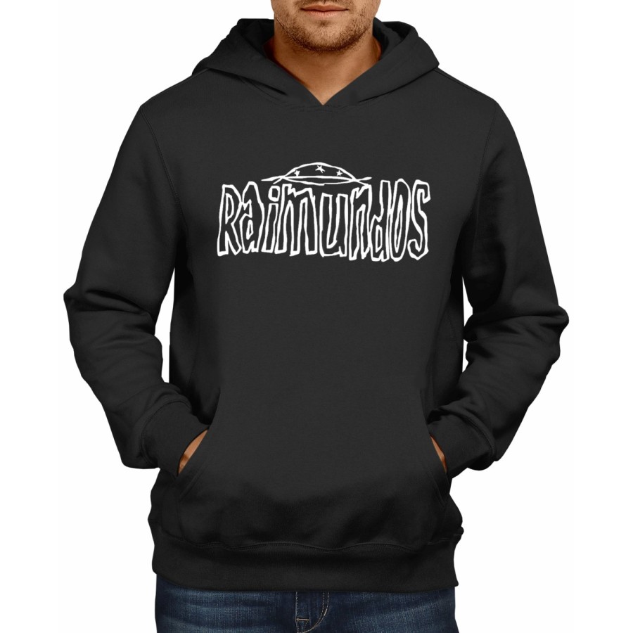 Rockwear Brasil - Moletom Raimundos 2 Rockwear Preto