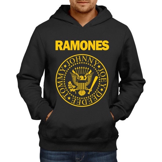 Rockwear Brasil - Moletom Ramones Rockwear Preto