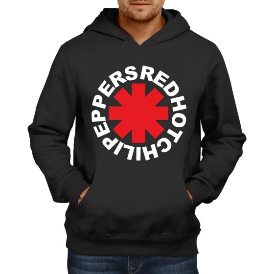 Rockwear Brasil - Moletom Red Hot Chilli Peppers Rockwear Preto