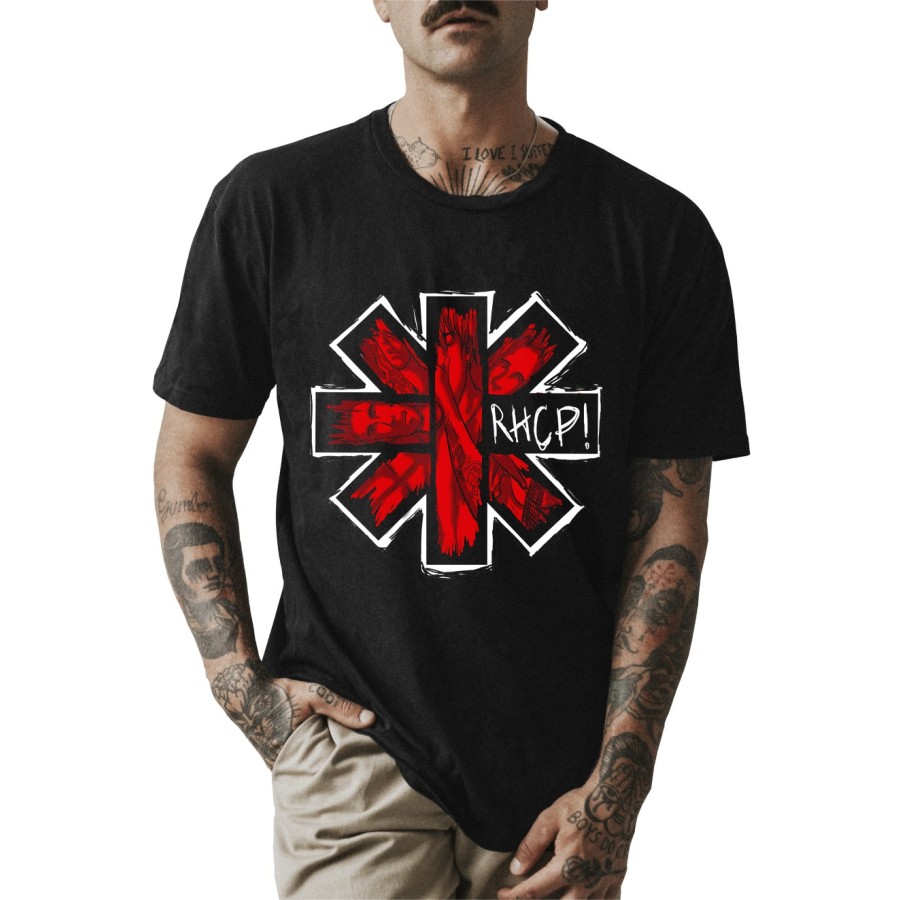 Rockwear Brasil - Camiseta Red Hot Chilli Peppers 2 Rockwear Preta