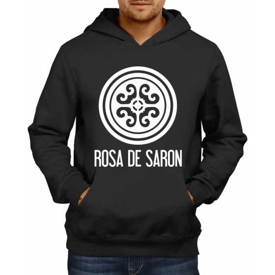 Rockwear Brasil - Moletom Rosa de Saron Rockwear Preto