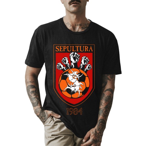 Rockwear Brasil - Camiseta Sepultura Rockwear Preta