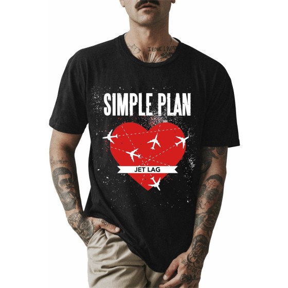 Rockwear Brasil - Camiseta Simple Plan Rockwear Preta