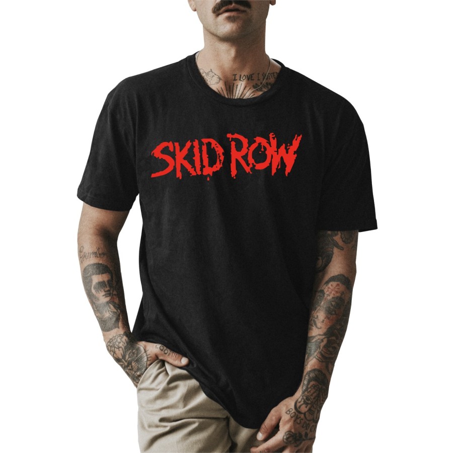 Rockwear Brasil - Camiseta Skid Row Rockwear Preta