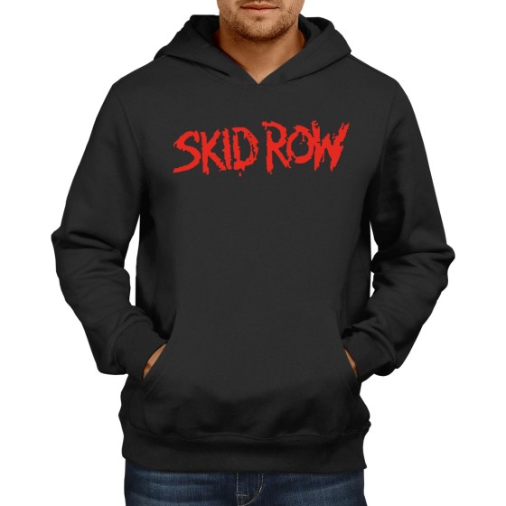 Rockwear Brasil - Moletom Skid Row Rockwear Preto