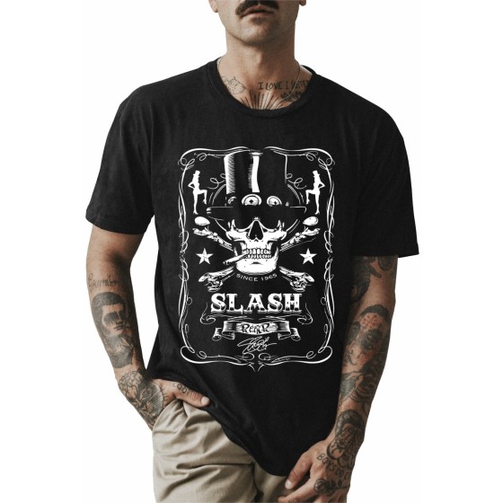 Rockwear Brasil - Camiseta Slash Rockwear Preta