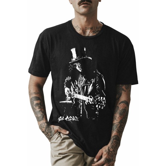 Rockwear Brasil - Camiseta Slash 3 Rockwear Preta