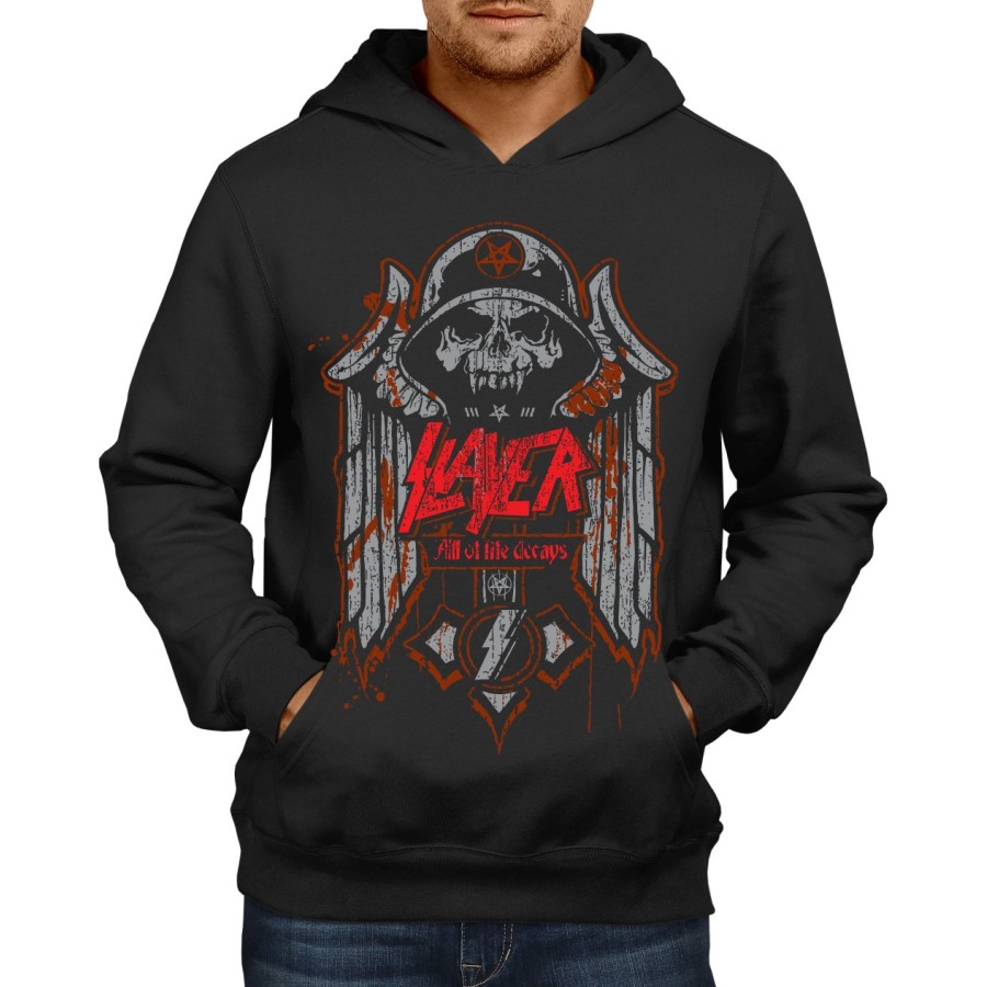 Rockwear Brasil - Moletom Slayer Rockwear Preto