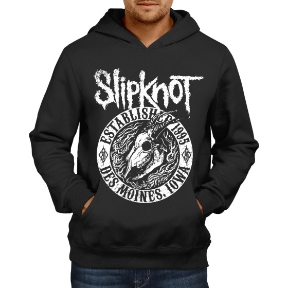 Rockwear Brasil - Moletom Slipknot Rockwear Preto