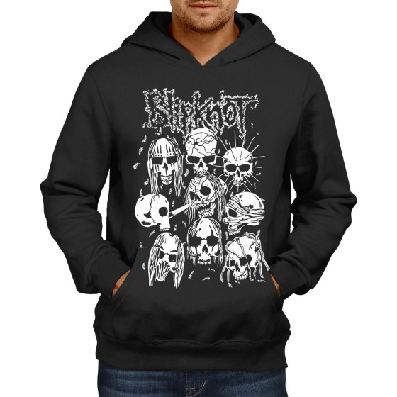 Rockwear Brasil - Moletom Slipknot 2 Rockwear Preto