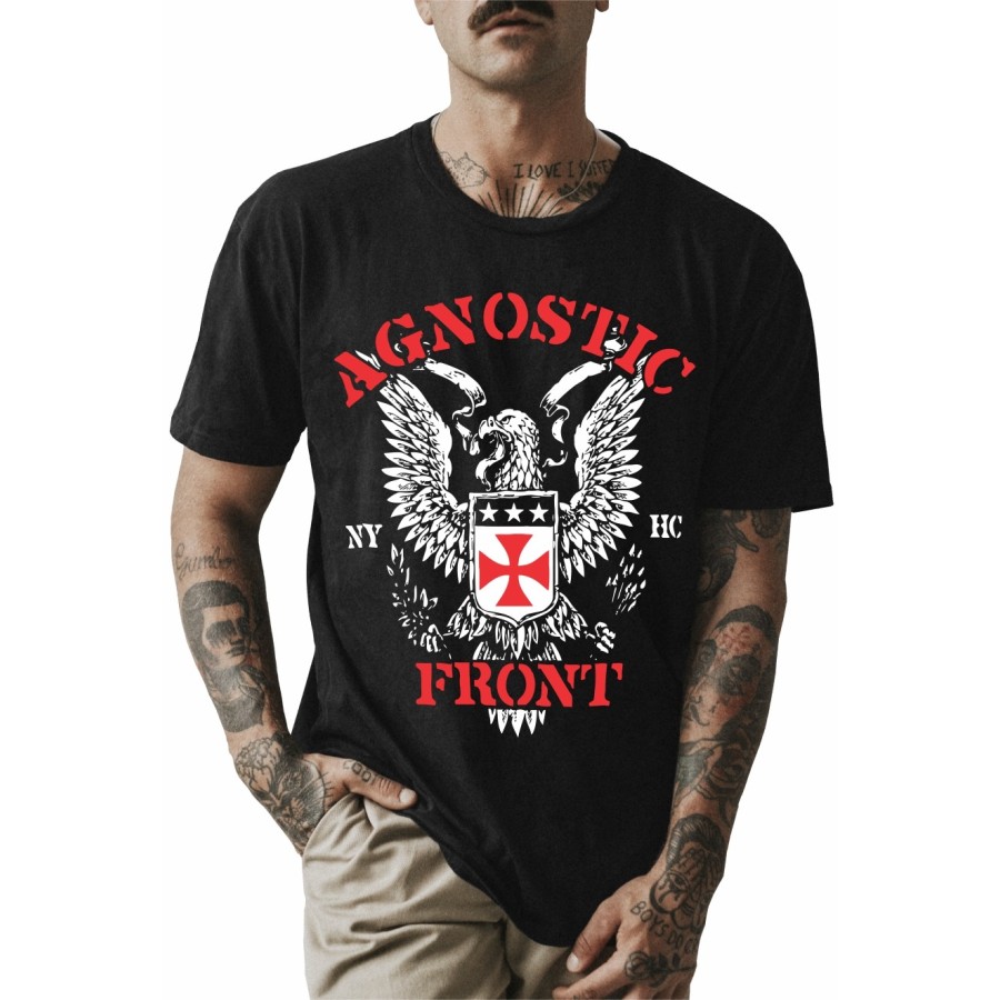 Rockwear Brasil - Camiseta Agnostic Front Rockwear Preta