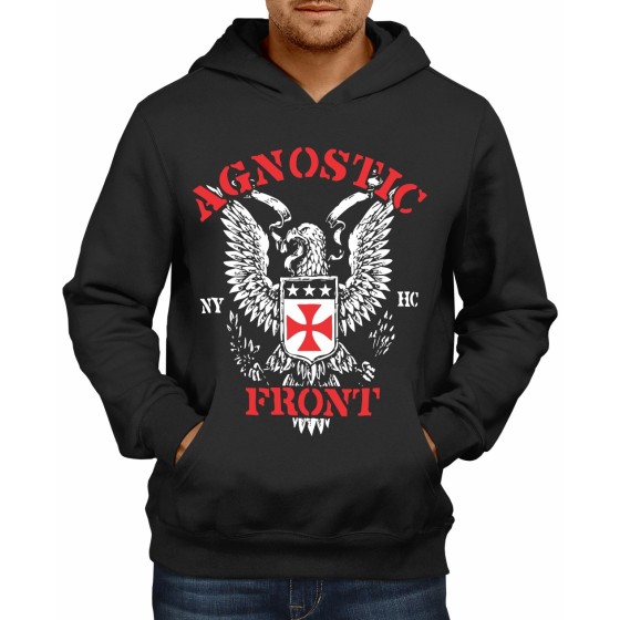 Rockwear Brasil - Moletom Agnostic Front Rockwear Preto