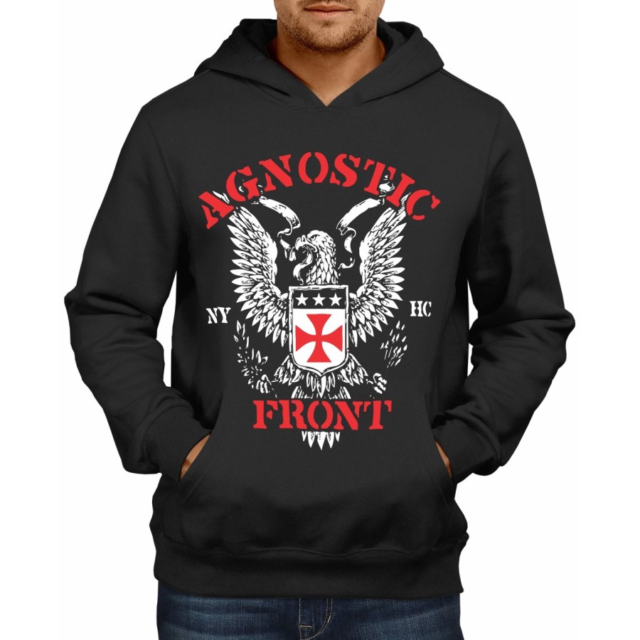 Rockwear Brasil - Moletom Agnostic Front Rockwear Preto