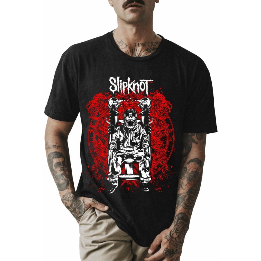 Rockwear Brasil - Camiseta Slipknot 6 Rockwear Preta