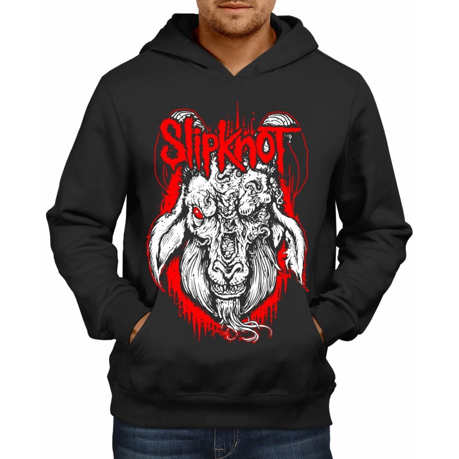 Rockwear Brasil - Moletom Slipknot 7 Rockwear Preto