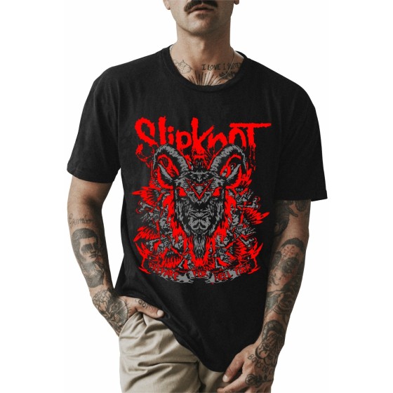 Rockwear Brasil - Camiseta Slipknot 8 Rockwear Preta