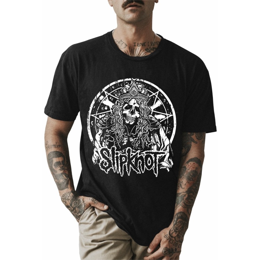 Rockwear Brasil - Camiseta Slipknot 9 Rockwear Preta