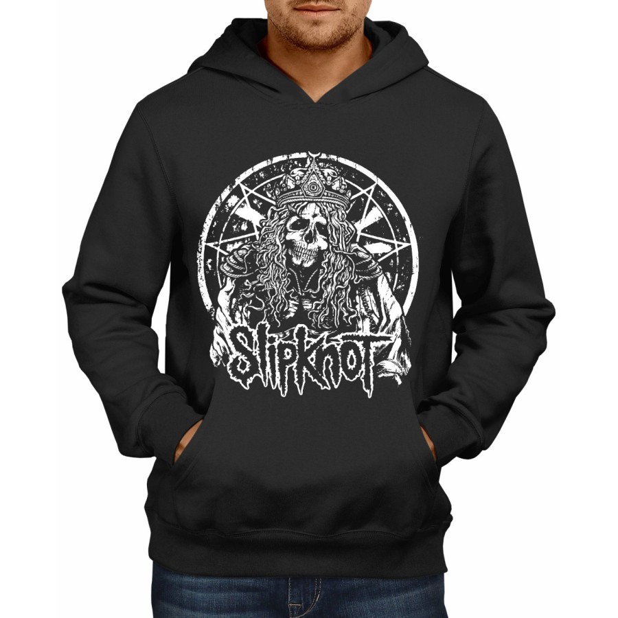 Rockwear Brasil - Moletom Slipknot 9 Rockwear Preto