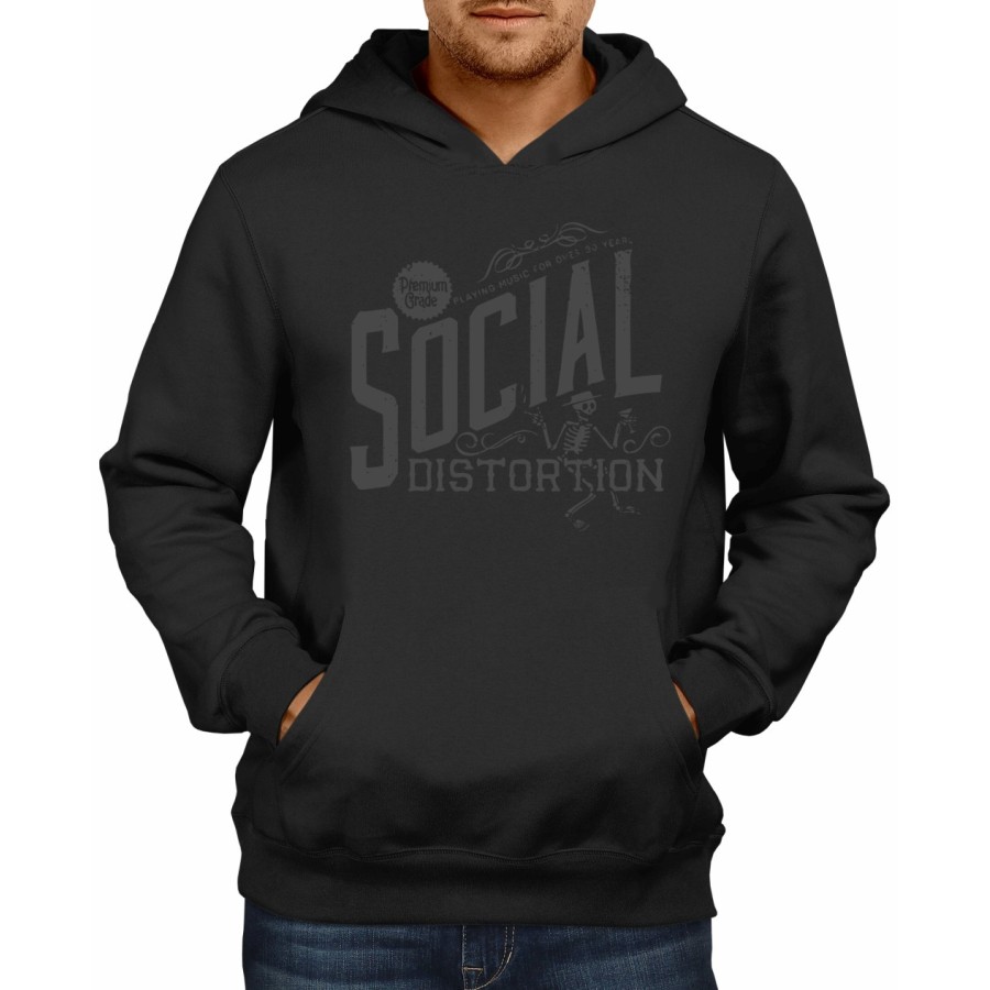 Rockwear Brasil - Moletom Social Distortion Rockwear Preto